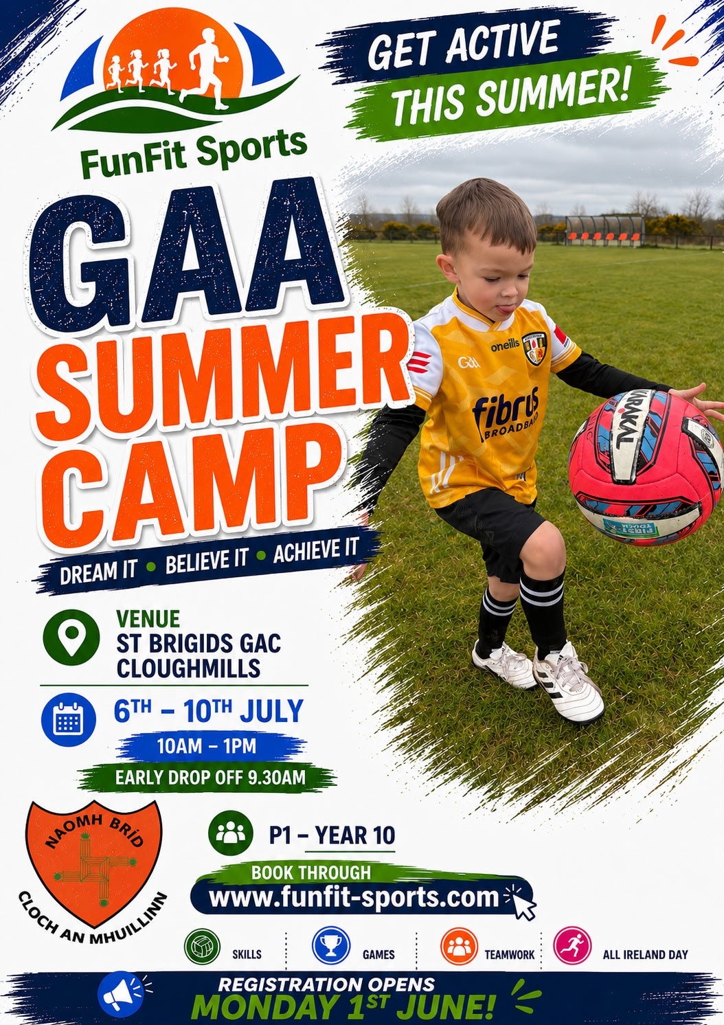St Bridgid's Cloughmills GAC GAA Summer Camp