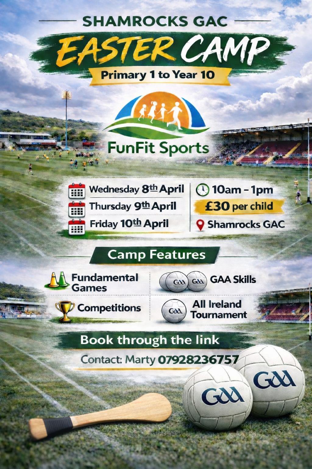 Newry Shamrocks GAC Easter Camp