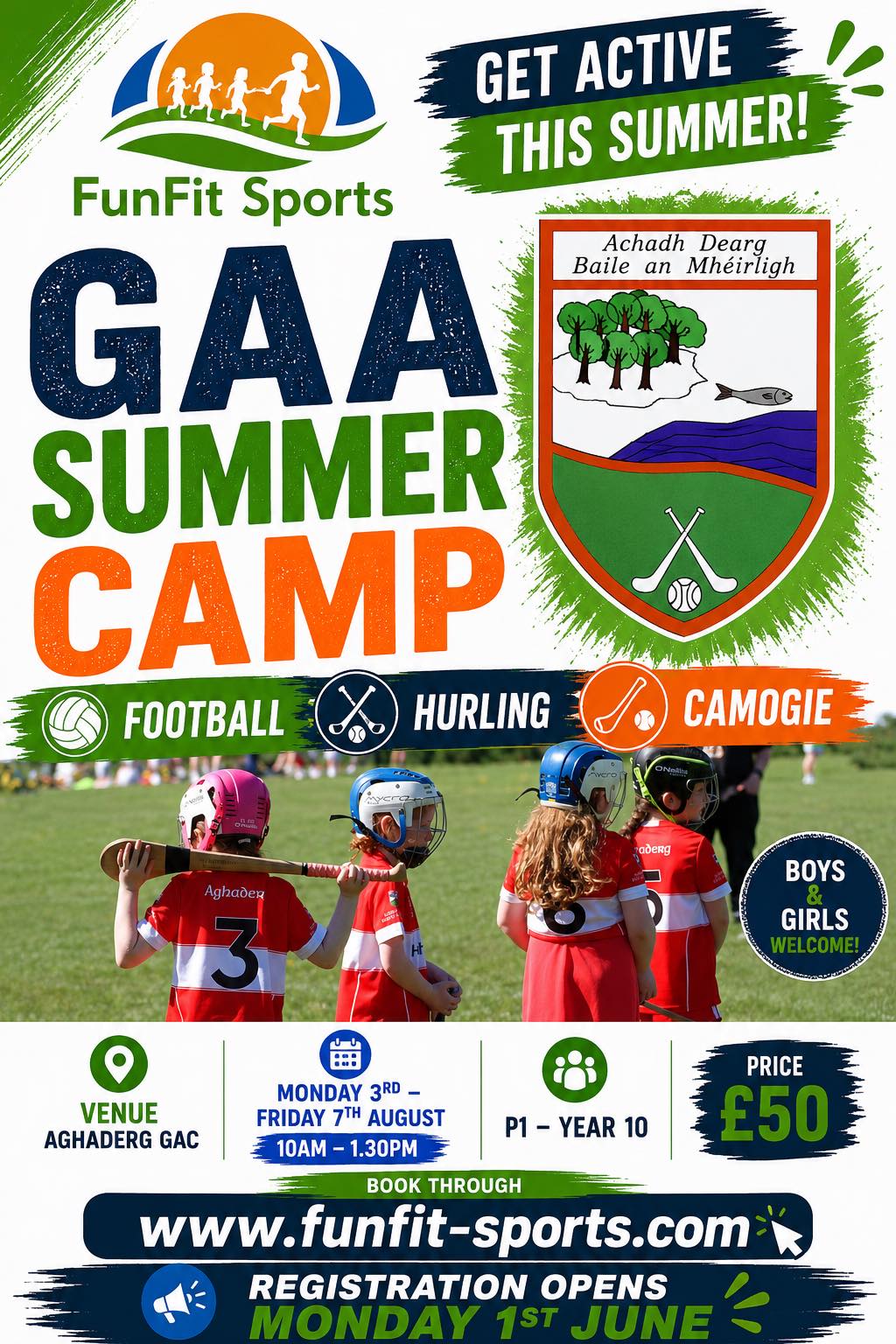 Aghaderg GAC GAA Summer Camp