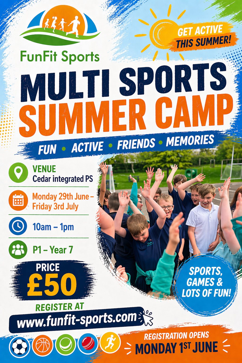 Cedar Integrated PS Multi Sports Summer Camp