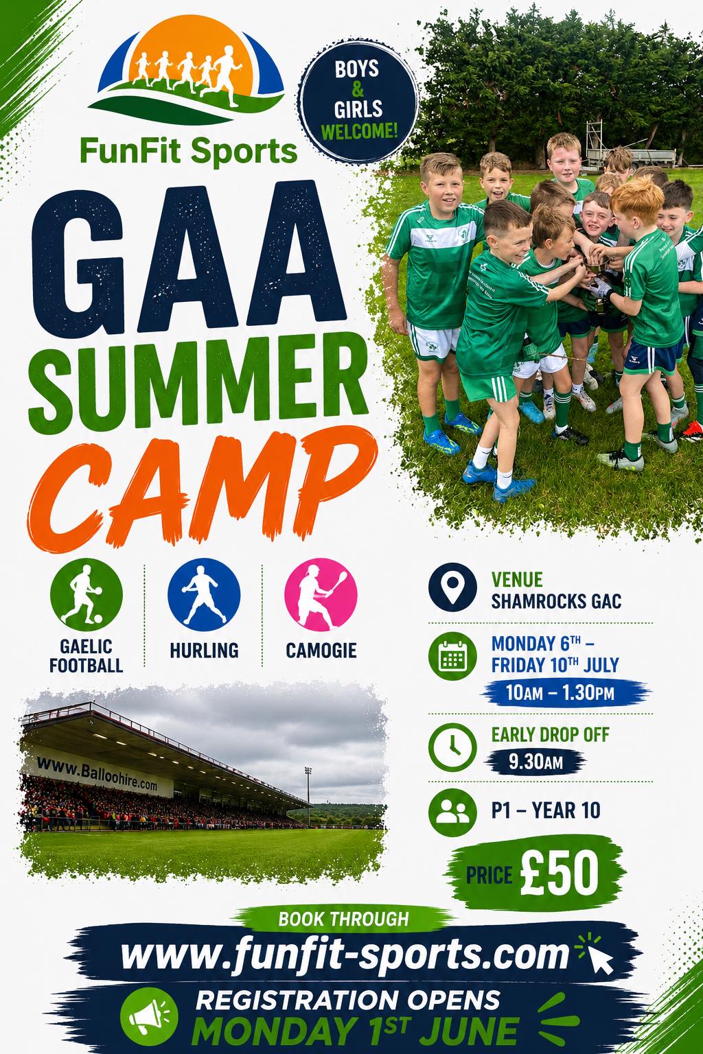 Newry Shamrocks GAA Summer Camp