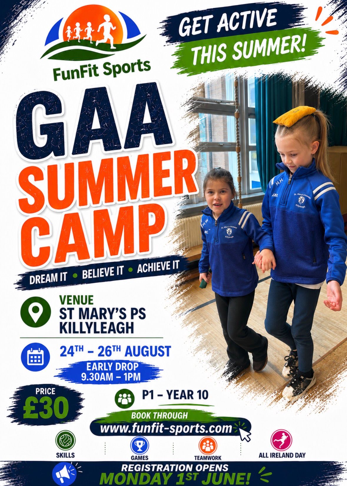 St Mary’s Killyleagh PS Multi Sports Summer Camp