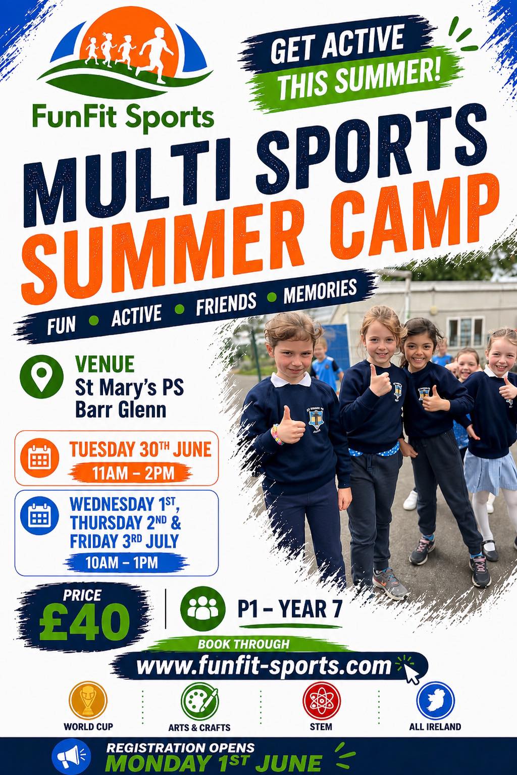 St Mary’s Barr Glenn Multi Sports Summer Camp